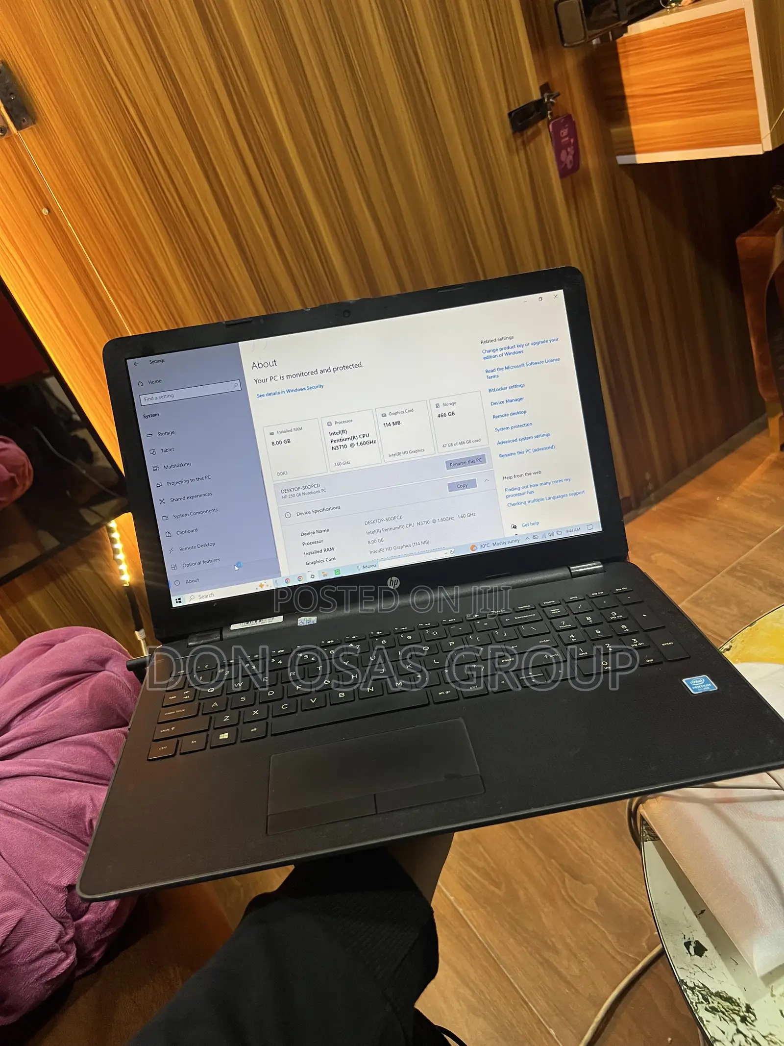 Laptop HP Stream Notebook 8GB Intel Pentium HDD 500GB