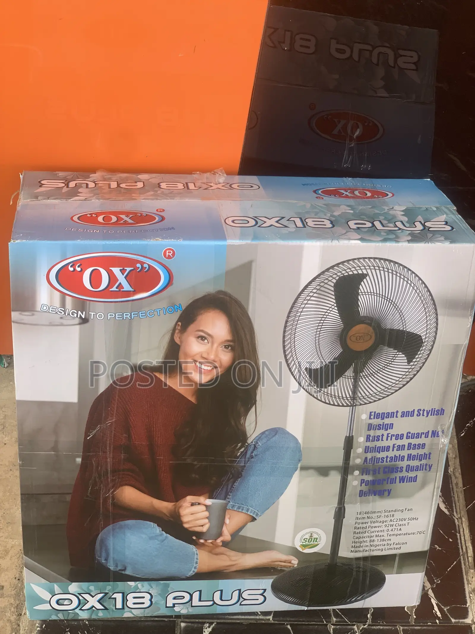 Ox 18” Standing Fan