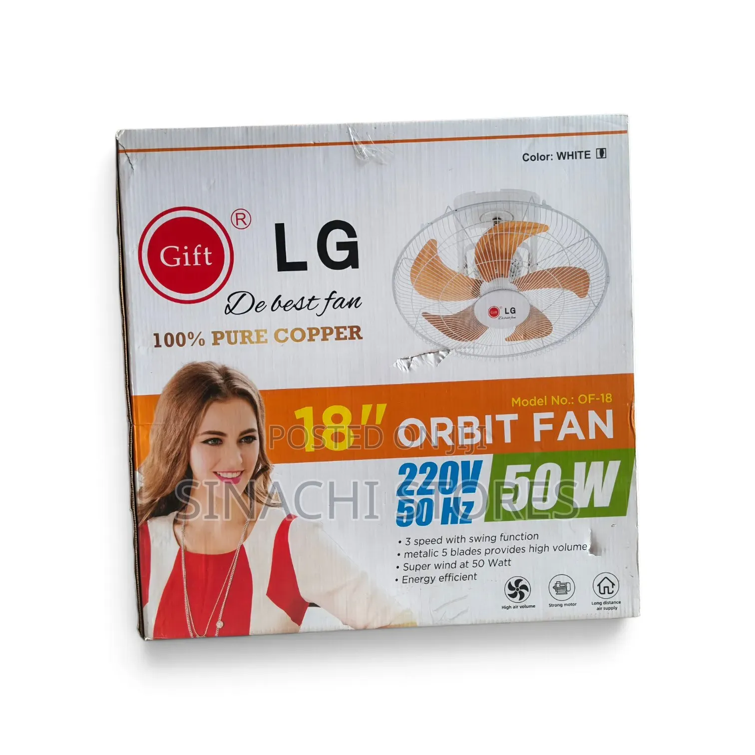 18" LG Gift Orbit Fan