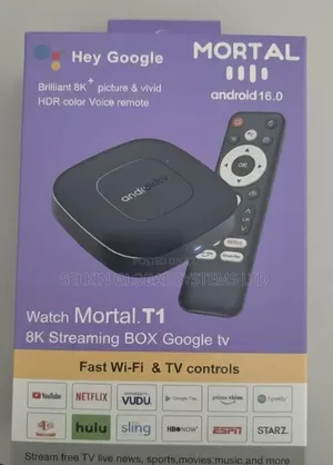 Mortal Smart 14.0 Andriods TV Box 8GB/128GB Display