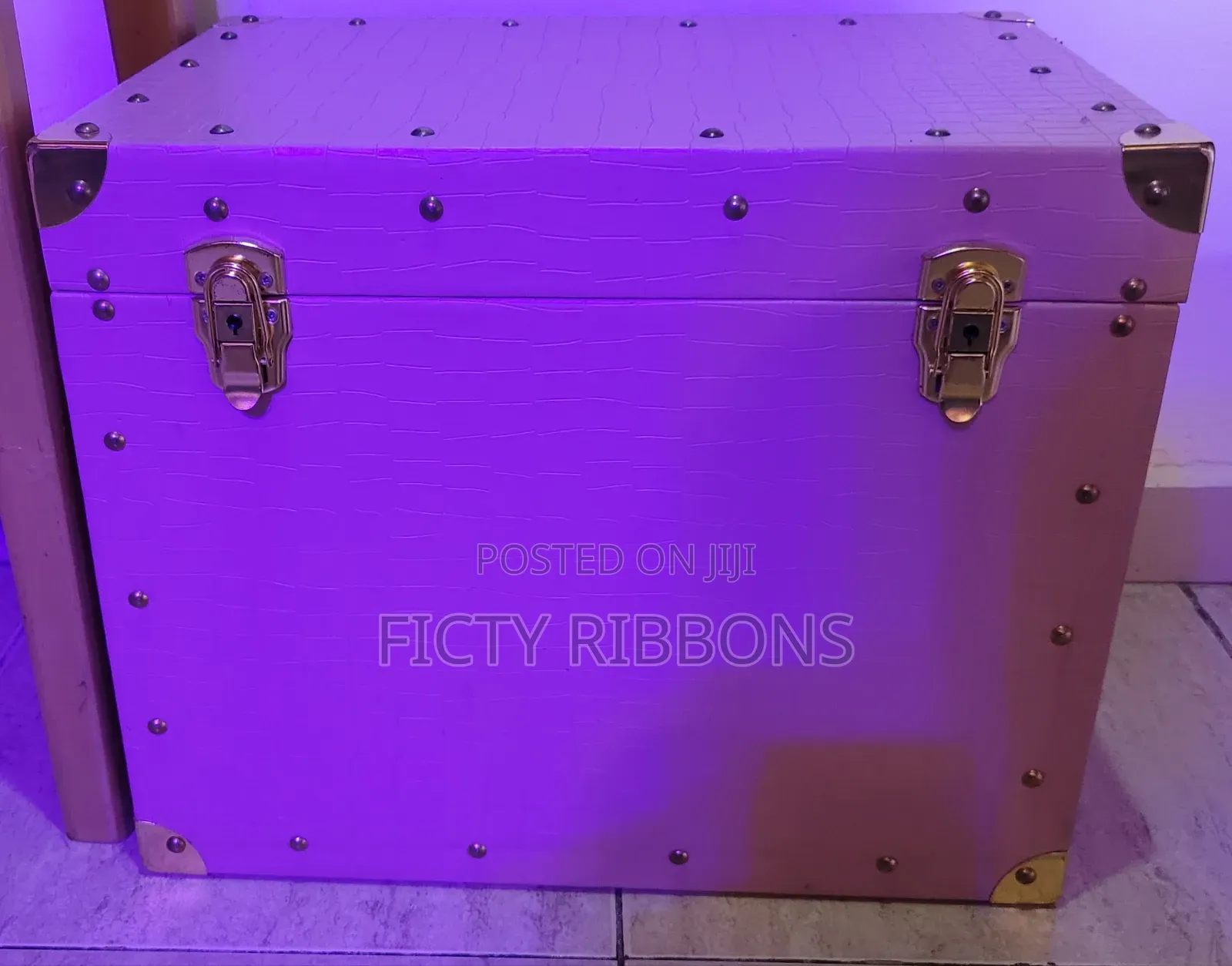 Christmas Handcrafted Leather Trunk Boxes