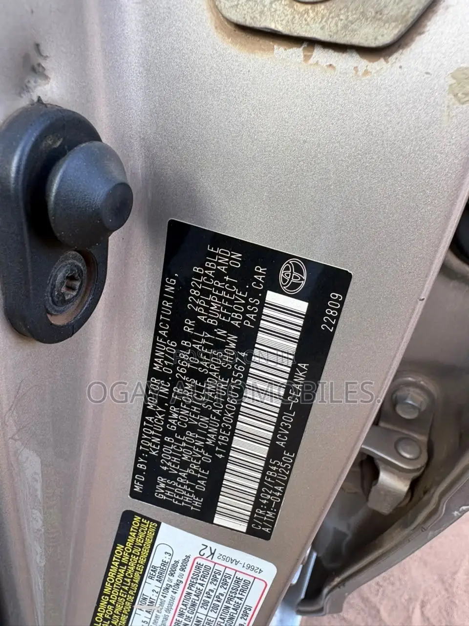 Toyota Camry 2006 Silver