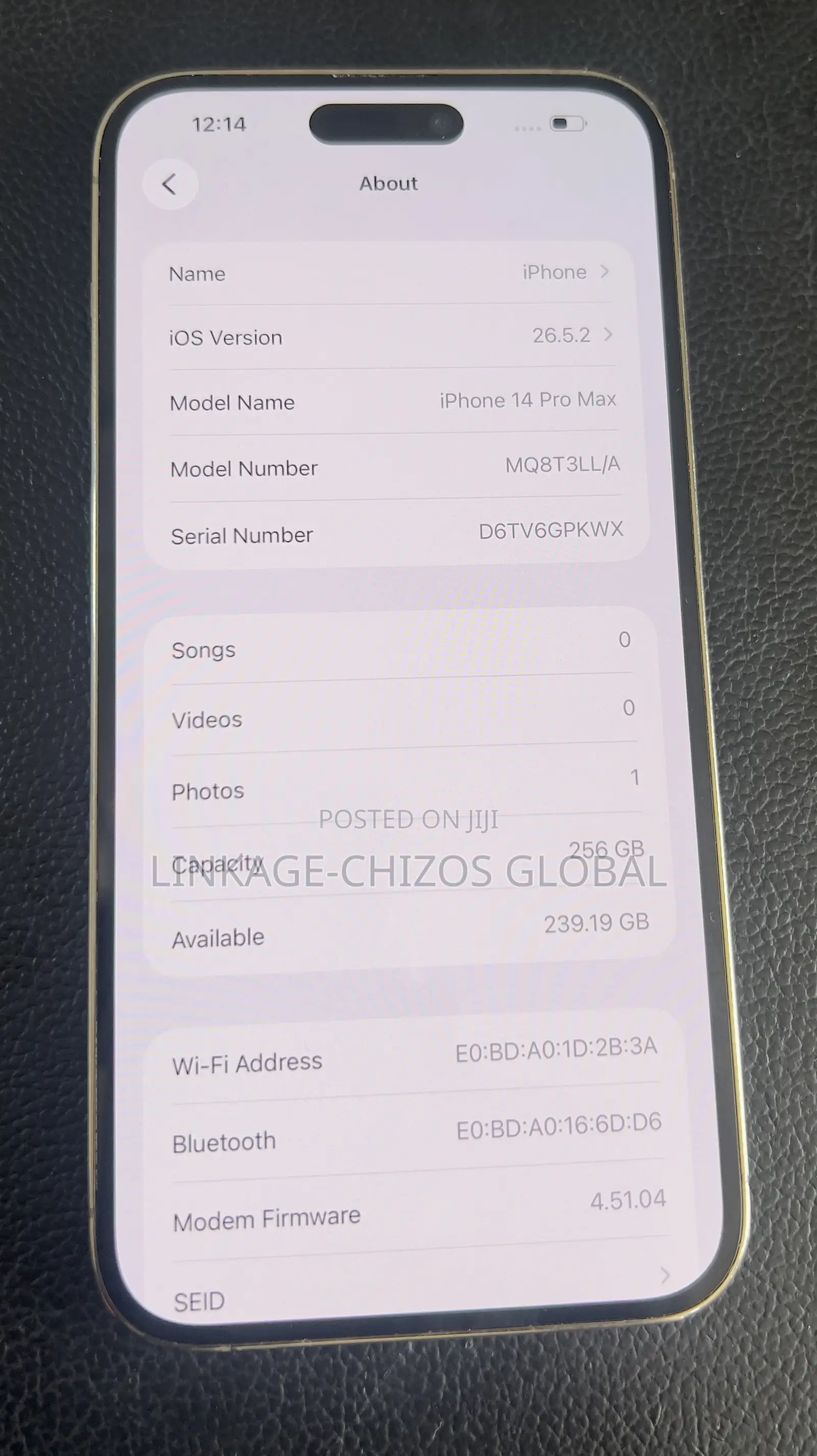 Apple iPhone 14 Pro Max 256 GB Gold