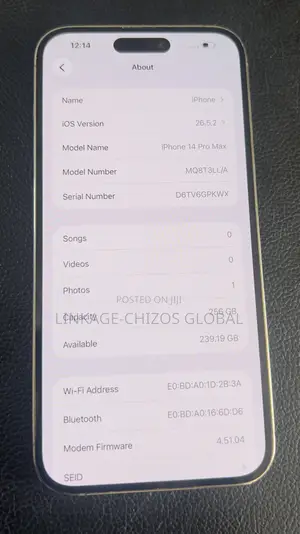 Apple iPhone 14 Pro Max 256 GB Gold