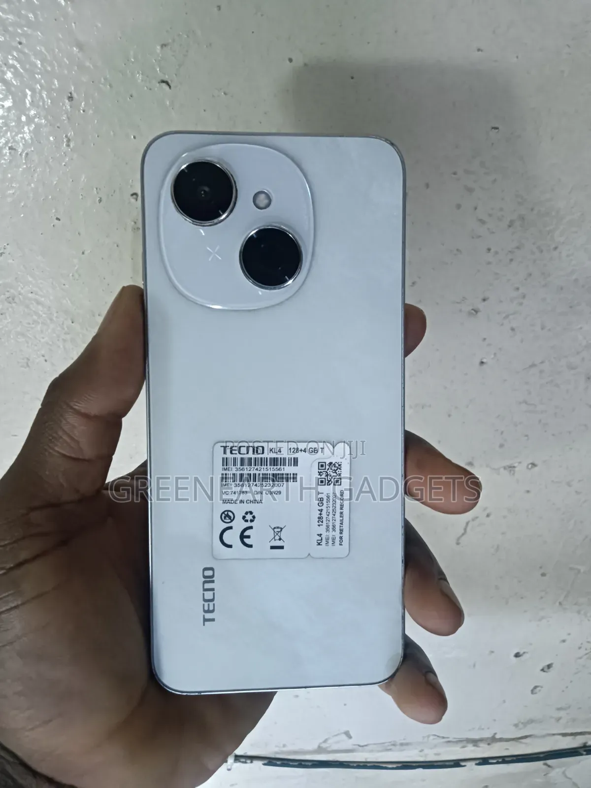 Tecno Pop 9 128 GB White
