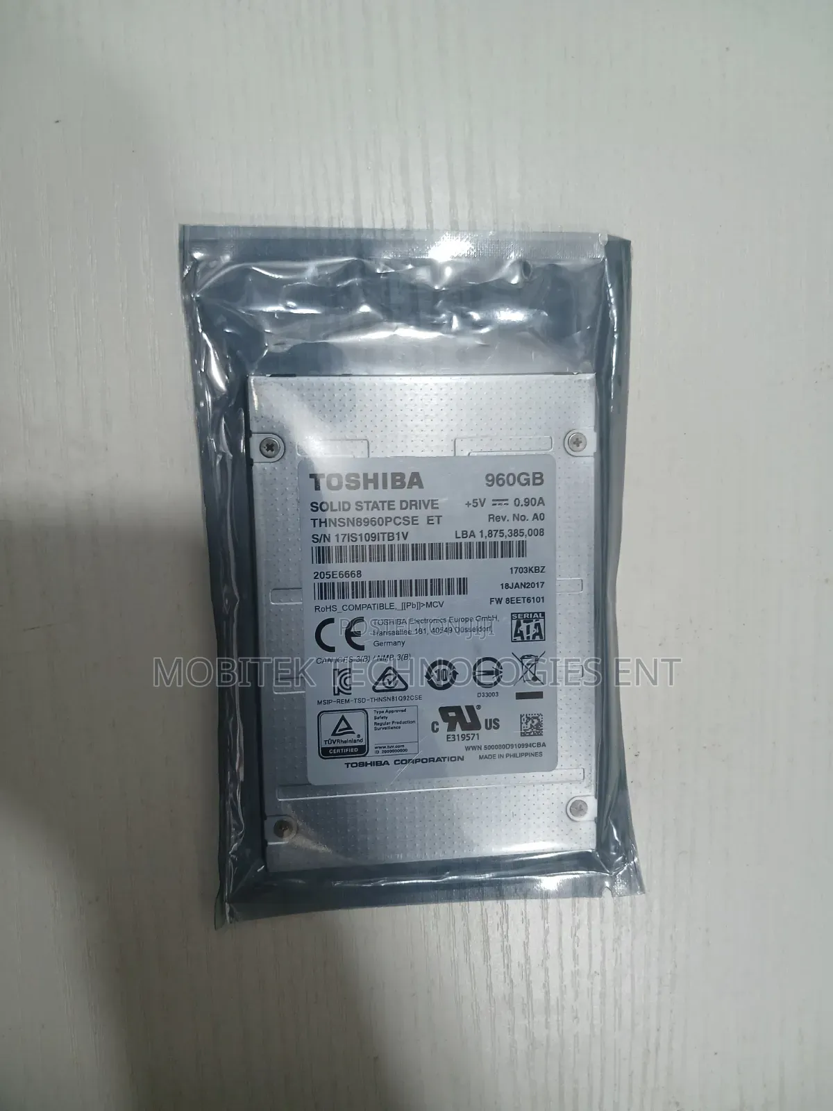 960GB TOSHIBA SATA SSD Laptop Solid State Drive