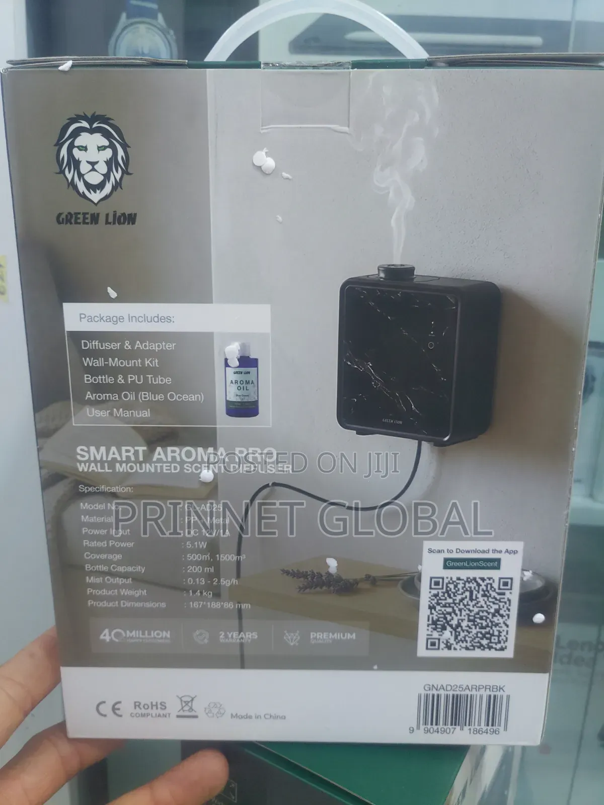 Green Lion Smart Aroma Pro Scent Diffuser 200ML Capacity