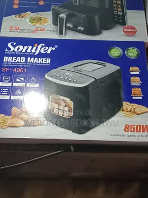 Sonifer 850W Electric Bread Maker With 15 Preset