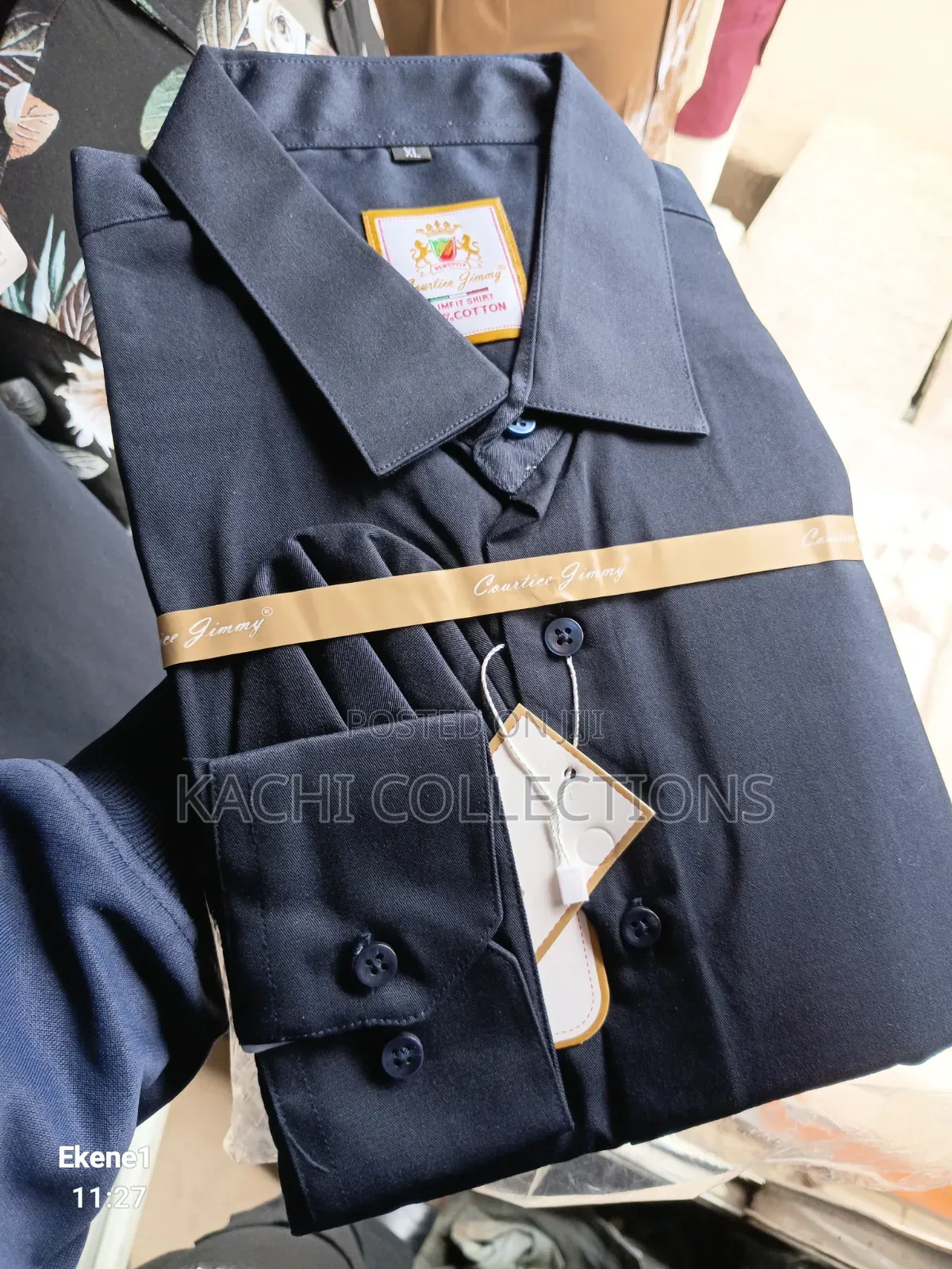 Navy Blue Quality Shirt.