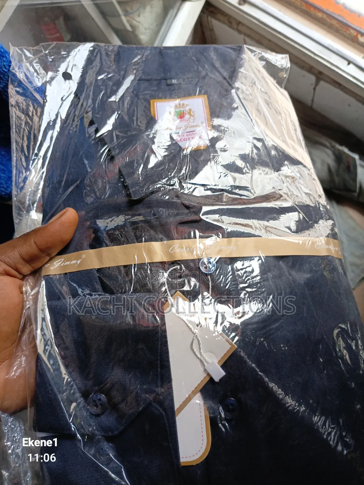 Navy Blue Quality Shirt.