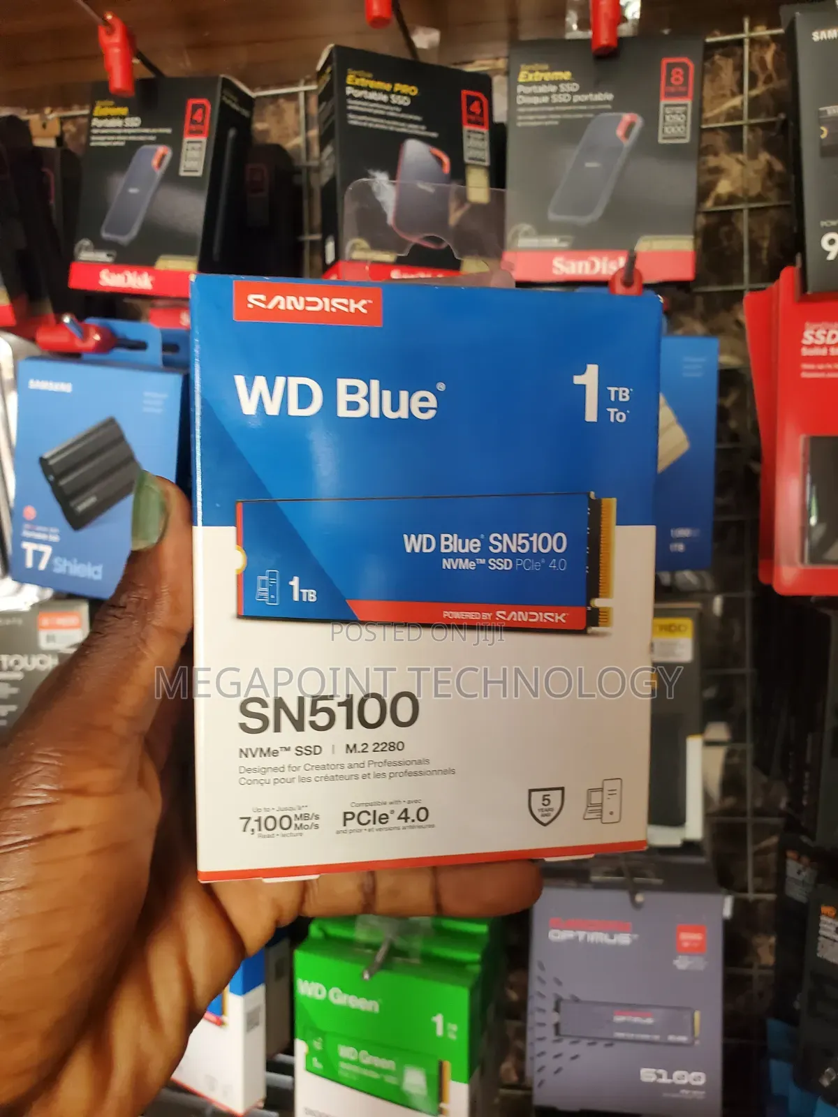 Wd Blue 1TB Nvme SSD SN5100
