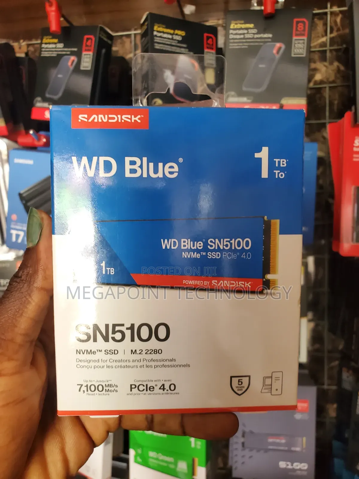 Wd Blue 1TB Nvme SSD SN5100