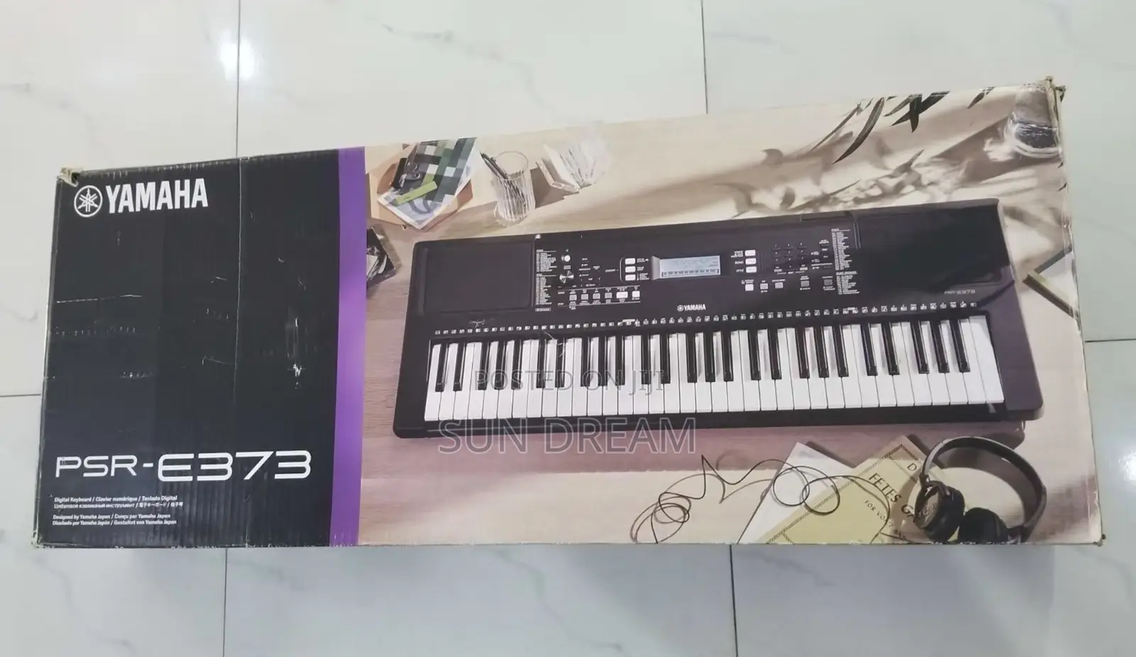 Original Yamaha PSR-E373 Professional Keyboard Electronic Piano