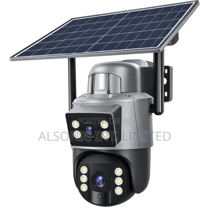 HD Lens Solar PTZ Camera 4k Ultra