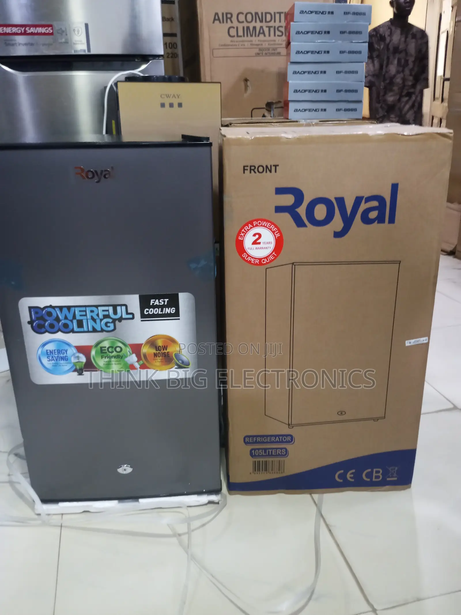 Royal Compact One Door Refrigerator 105L