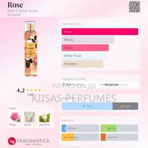Bath & Body Works ROSE Fine Fragrance Mist