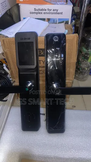 Biometric Smart Door Locks With Integrated Handles, Keypads,Tuya App