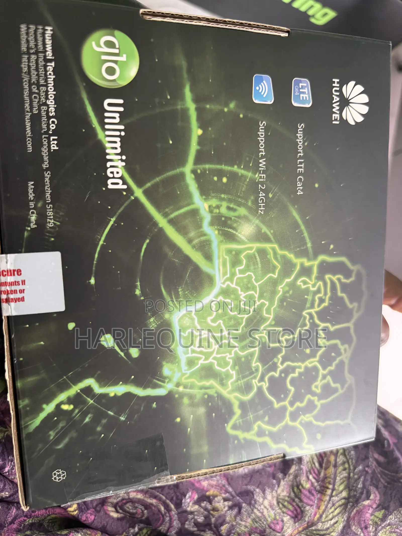 Glo 4g LTE Router With One Month Unlimited Data