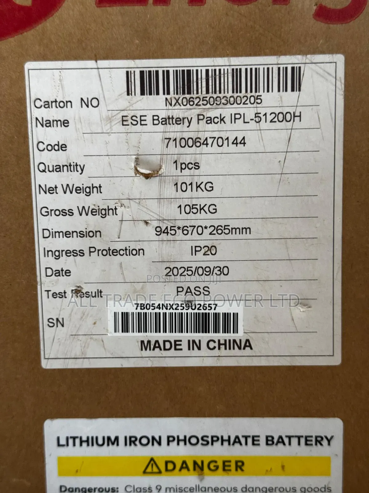 Itel 10kwh Lithium Battery 48v