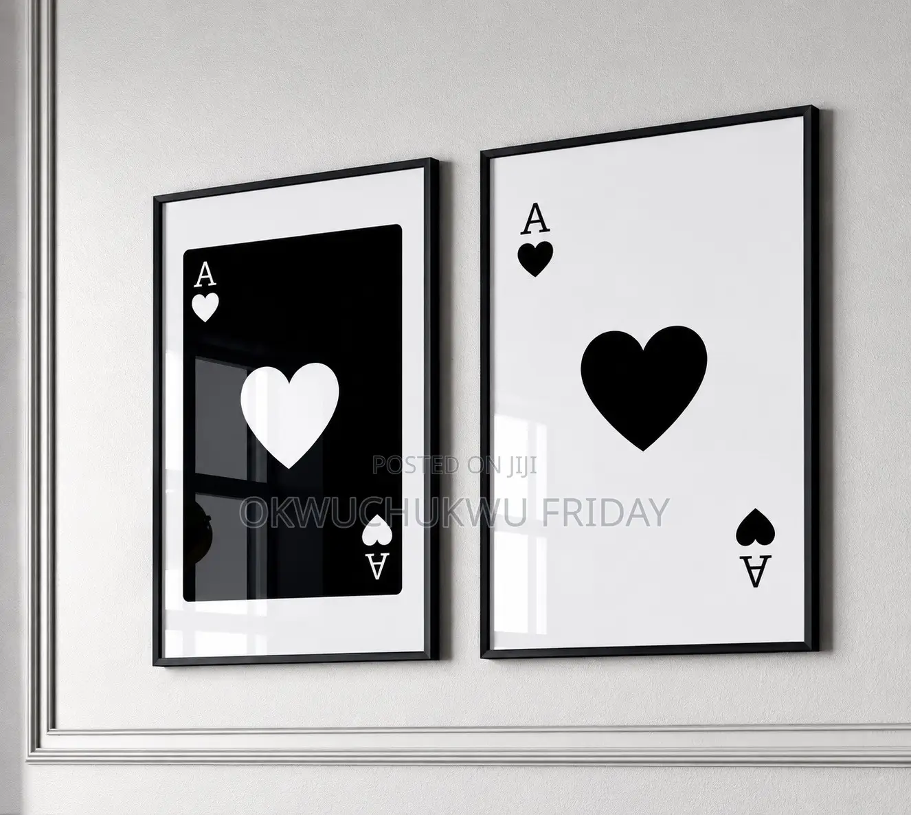 2 Set Foreign Abstract Decor