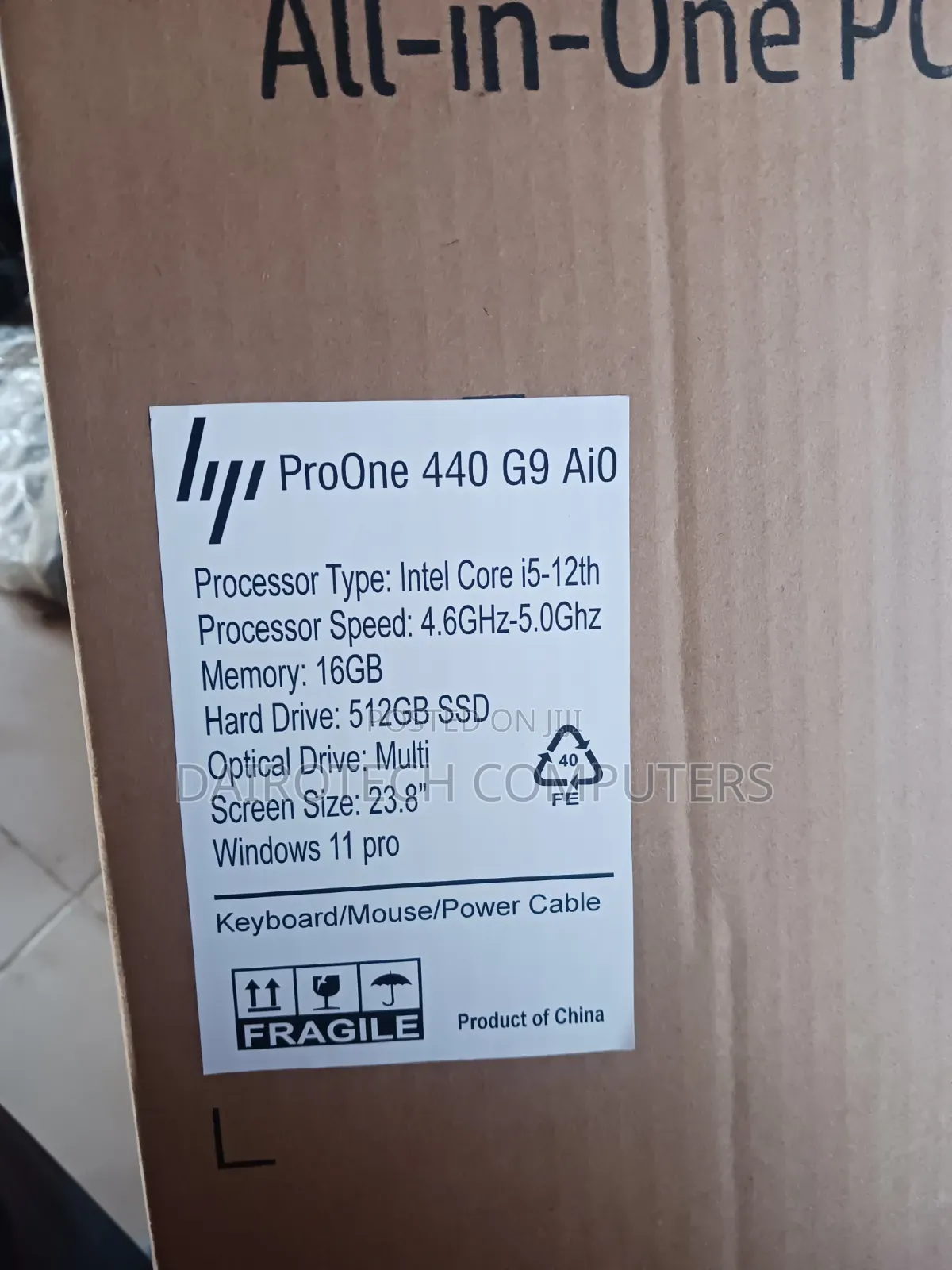 New Desktop Computer HP Pro 400 G9 16GB Intel Core i5 SSD 512GB