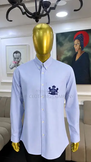 Skyblue Oxford Crested Shirt