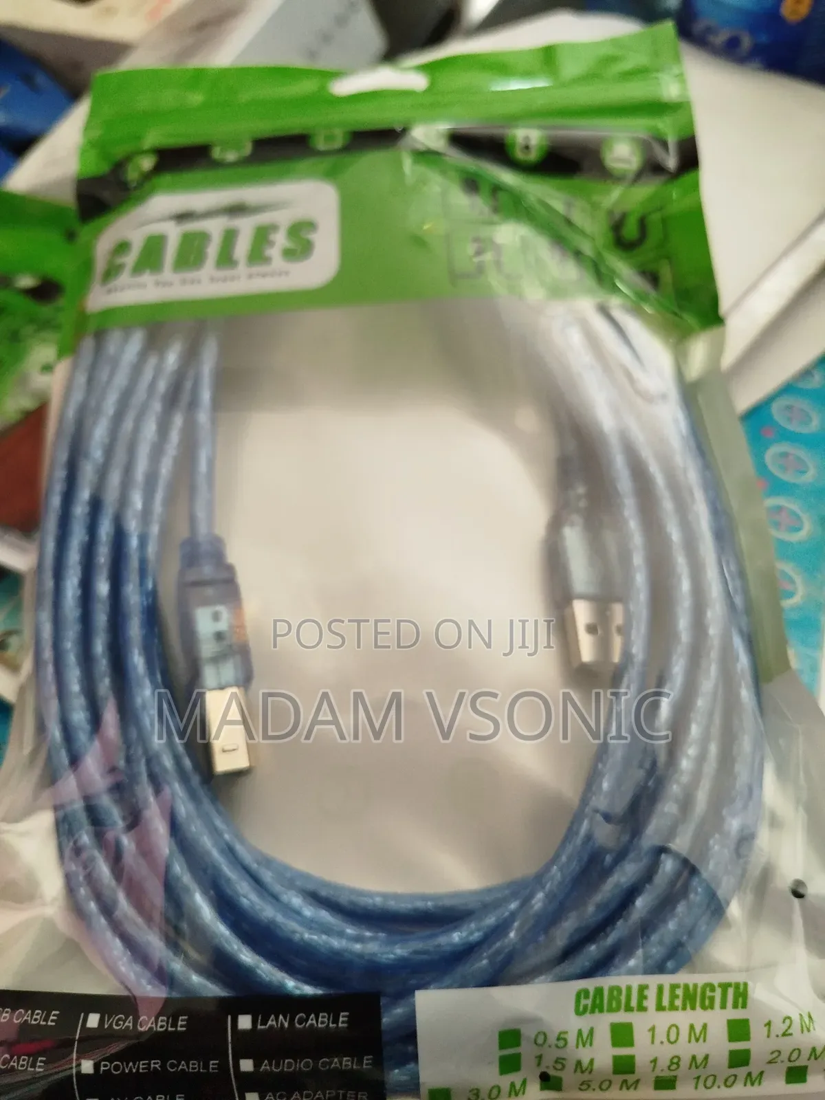 USB Printer Cable 5 M