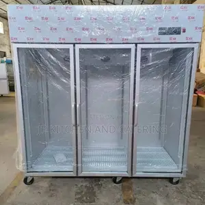 3-Door Commercial Glass Display Chiller