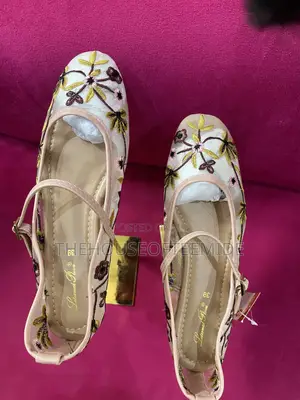 Flowered Ballerina Flat for Ladies