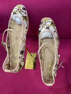 Flowered Ballerina Flat for Ladies