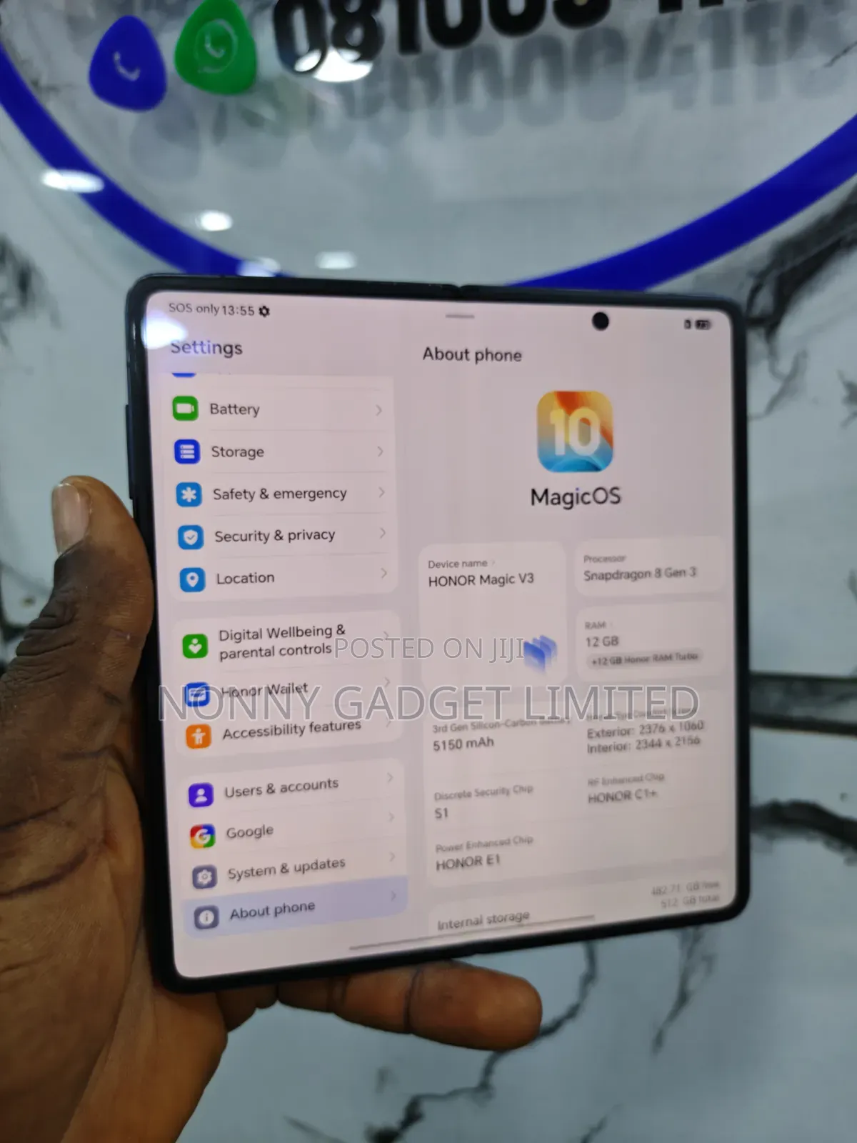 Honor Magic V3 512 GB Green
