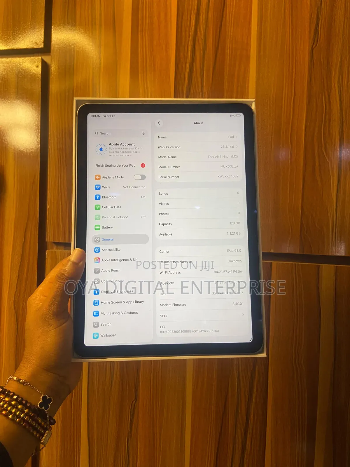 Apple iPad Air 11 (2024) 128 GB Gray