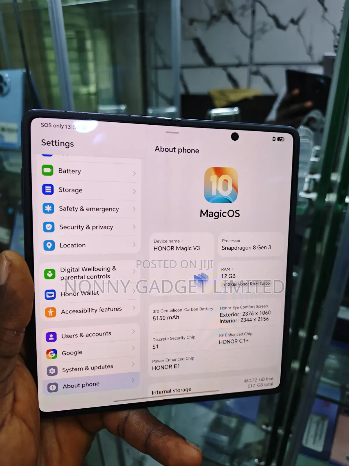 Honor Magic V3 512 GB Green