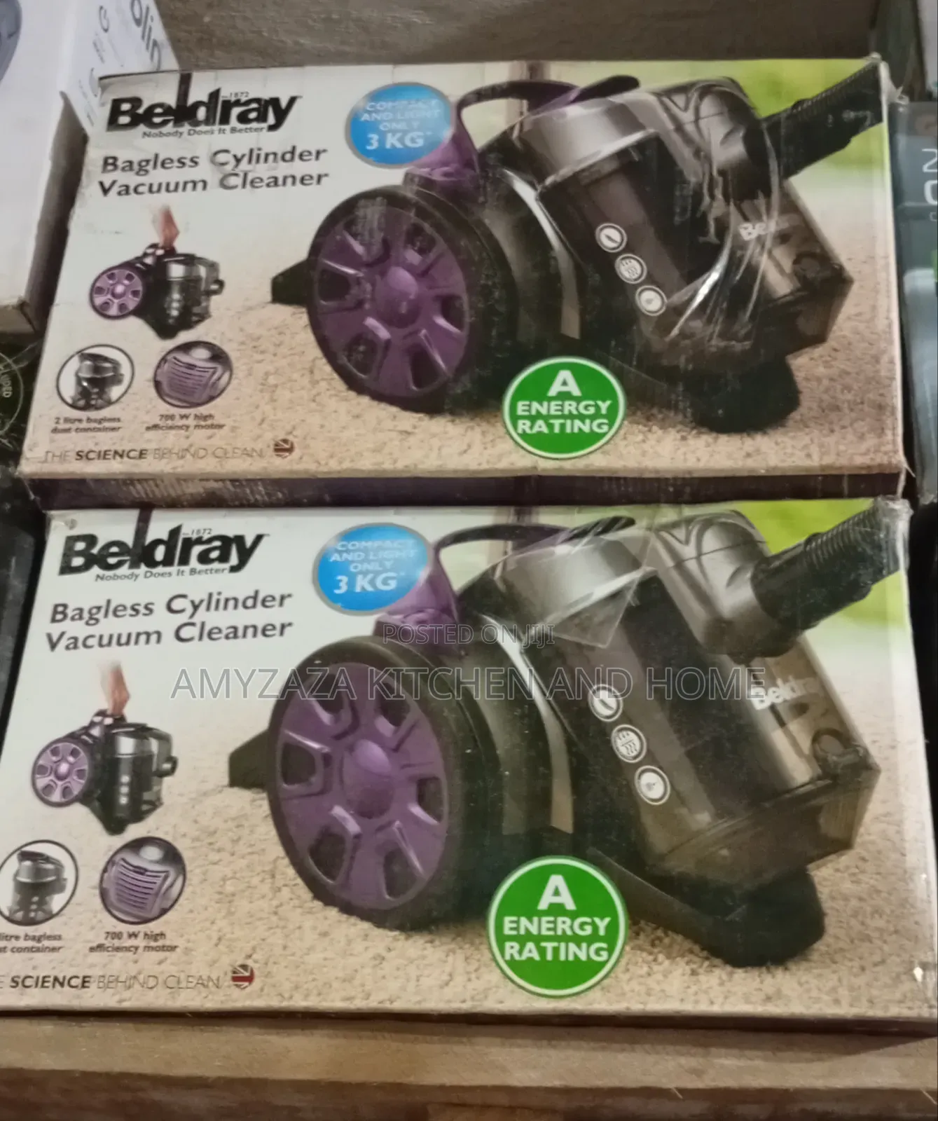 Beldray CompactVac Lite Cyclonic Bagless Cylinder Vacuum Cleaner (700W