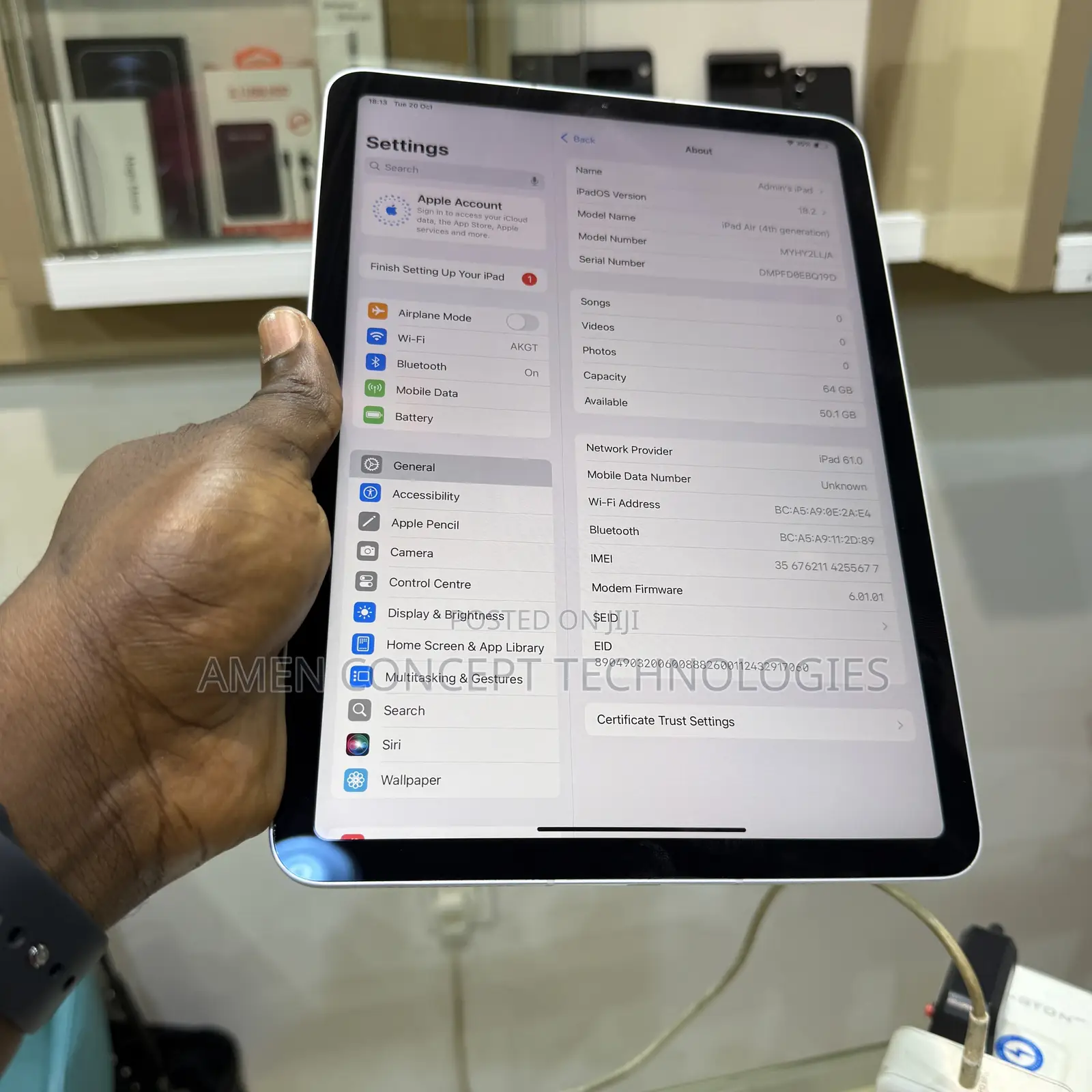 Apple iPad Air (2020) 64 GB Silver