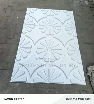 Premium 3D PVC Decorative Wall Panels (50x50cm)