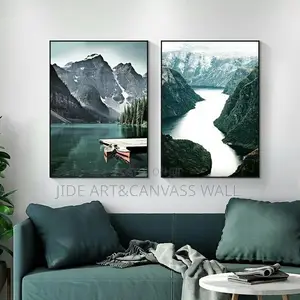 Modern Colorful Nature Abstract Digital Wall House Interior Decors
