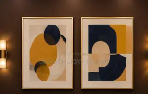 2 Set Foreign Abstract Decor