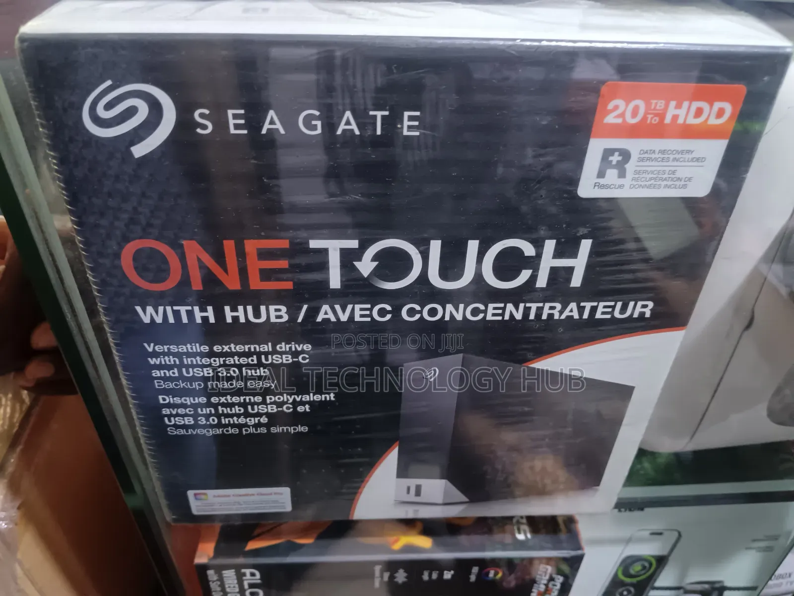 Seagate One Touch With Hub Desktop External Hard Drive 20TB
