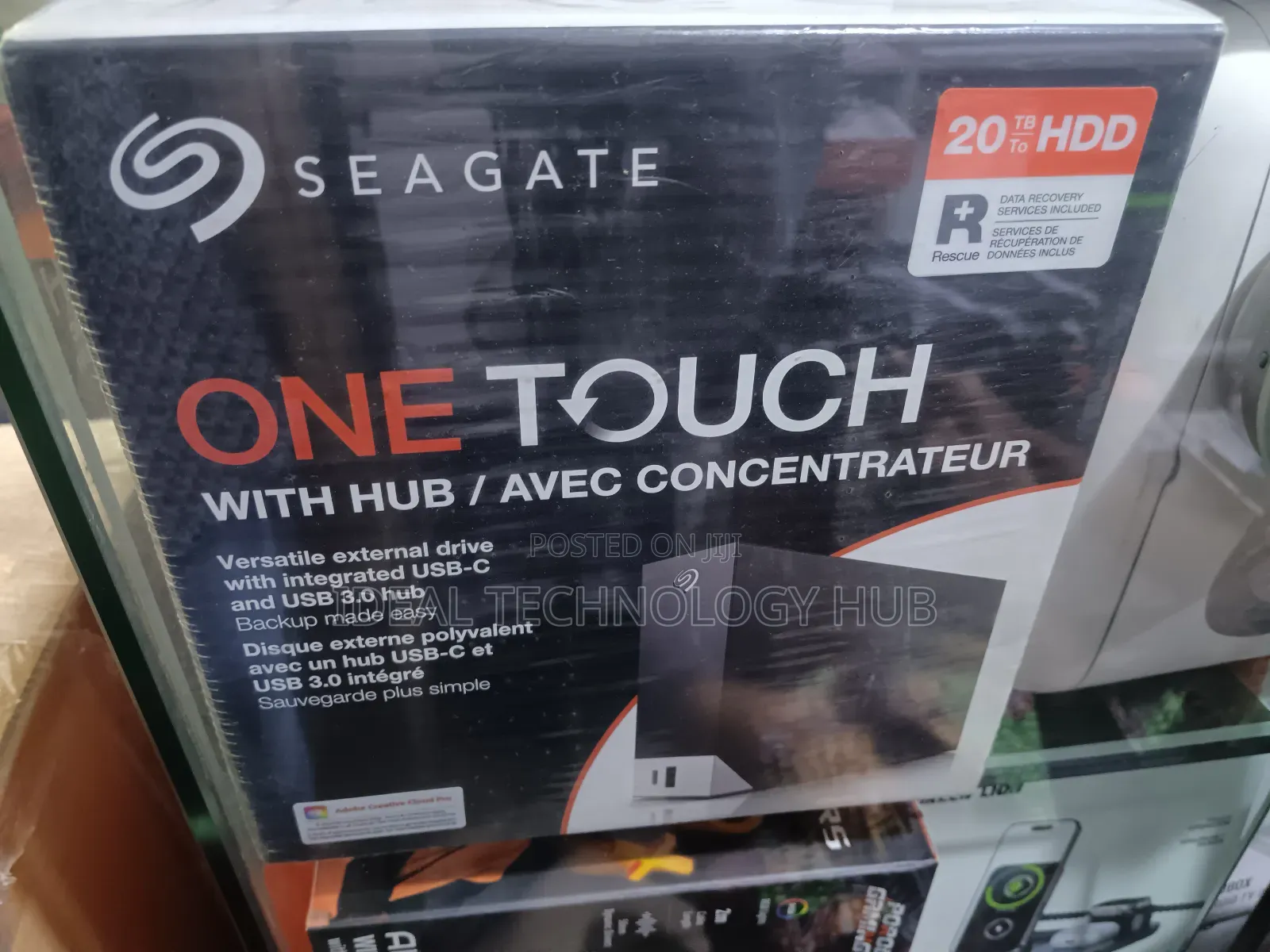 Seagate One Touch With Hub Desktop External Hard Drive 20TB