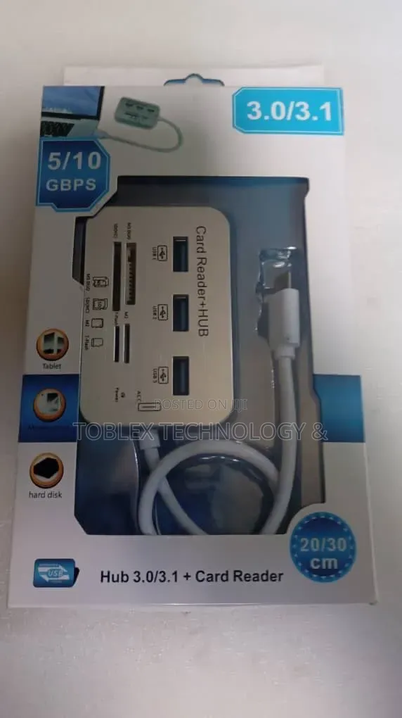 3.0/3.1 3port USB HUB + Card Reader