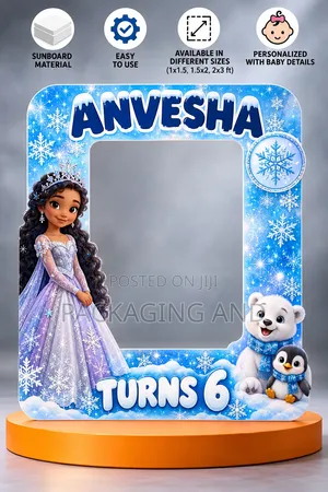 Custom Birthday Character Prop Printing 2x2ft Foam Board