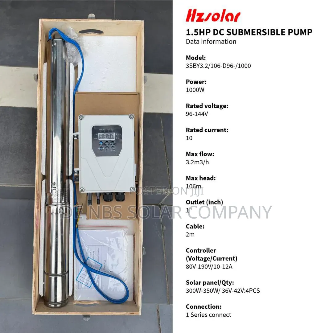 1.5hp DC Solar Pumping Machine