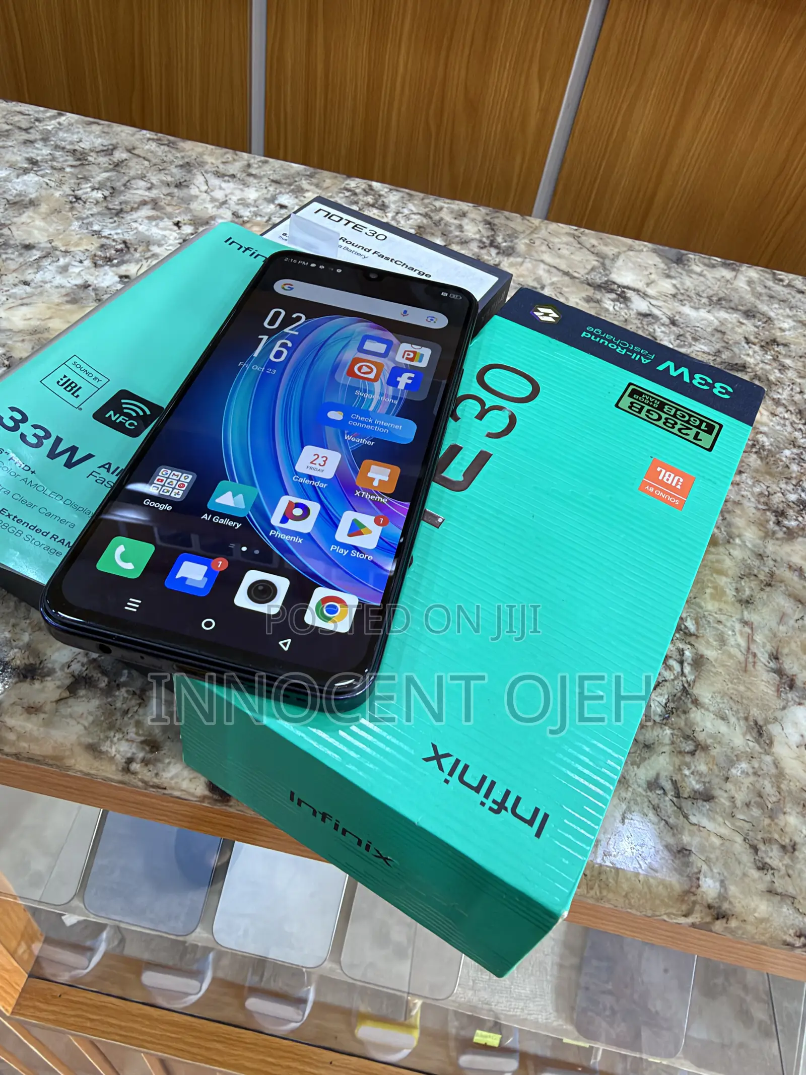 Infinix Note 30 128 GB Black
