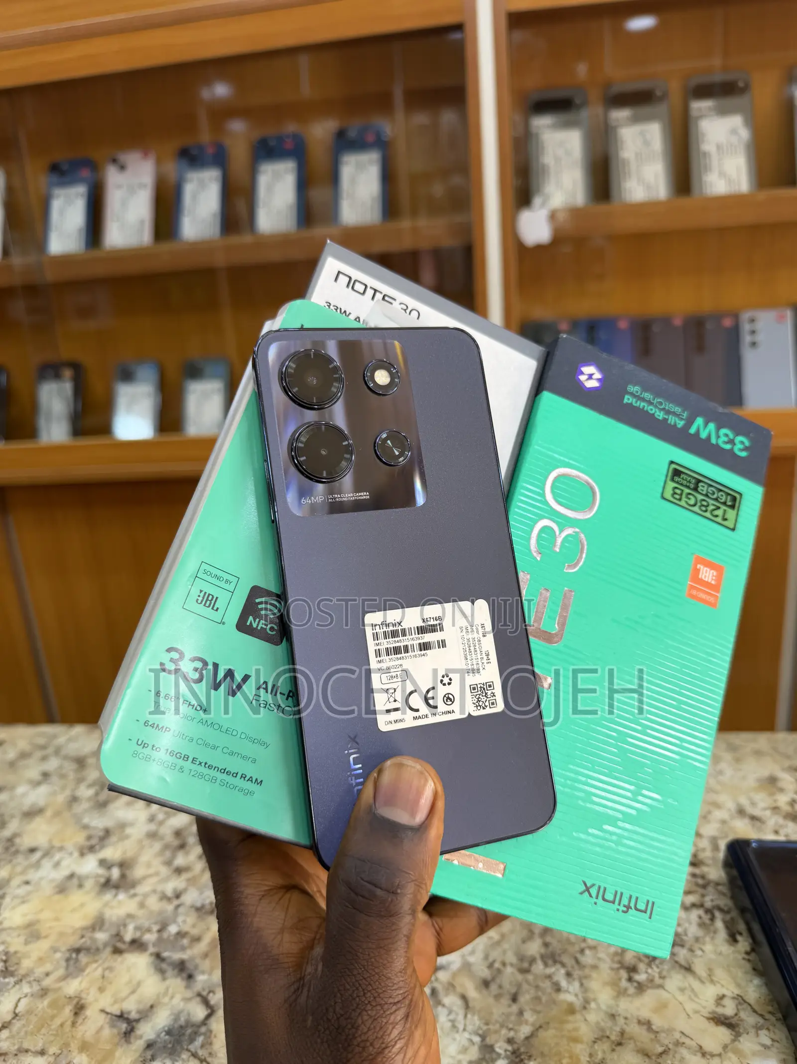 Infinix Note 30 128 GB Black
