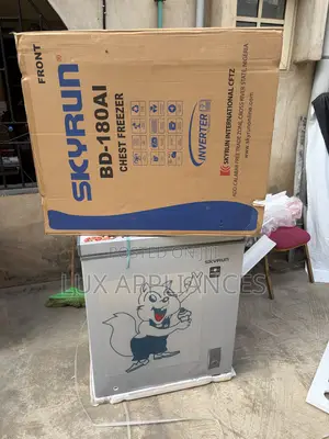 Skyrun BD-180AI Stylish Grey Chest Freezer