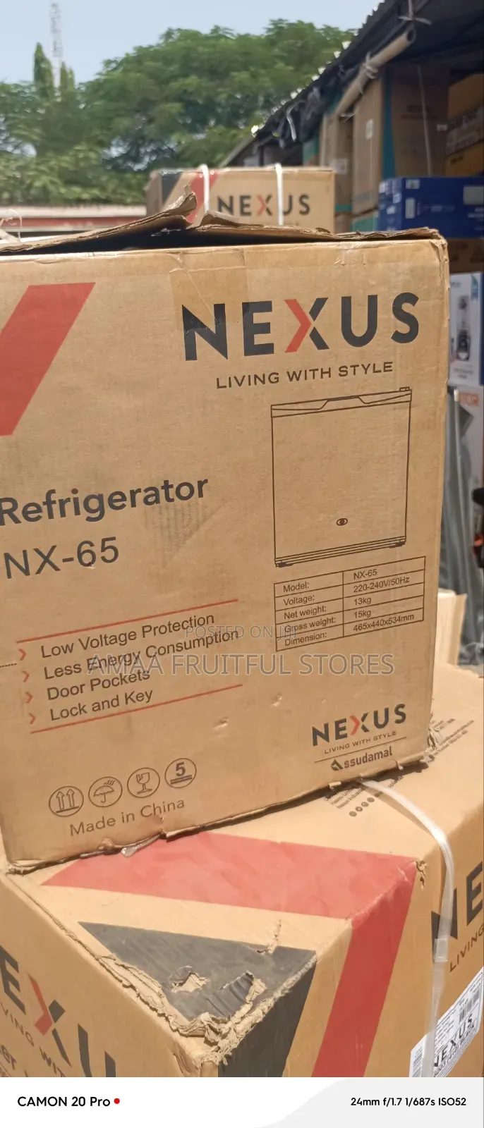 NEXUS Bed Side Refrigerator 65L