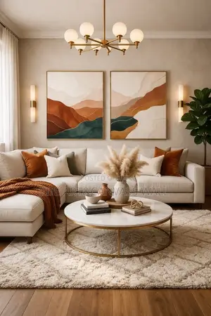 Split Abstract Wall Oil Digital Painting Wall Art Decor