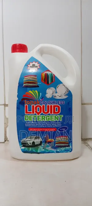 Tonak 4 Litres Colourless All-Purpose Liquid Detergent for Cleaning