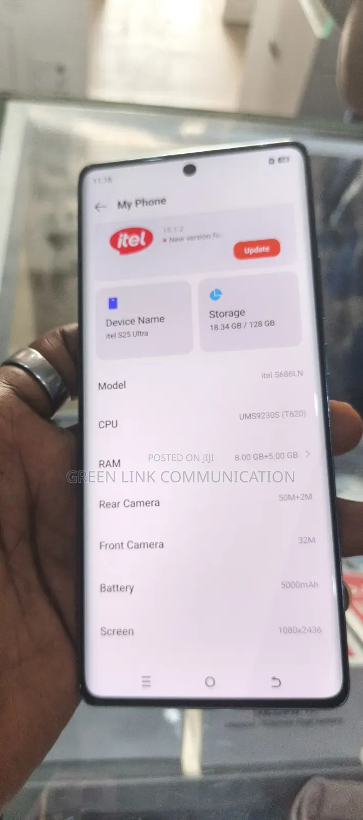 Itel S25 Ultra 128 GB Blue